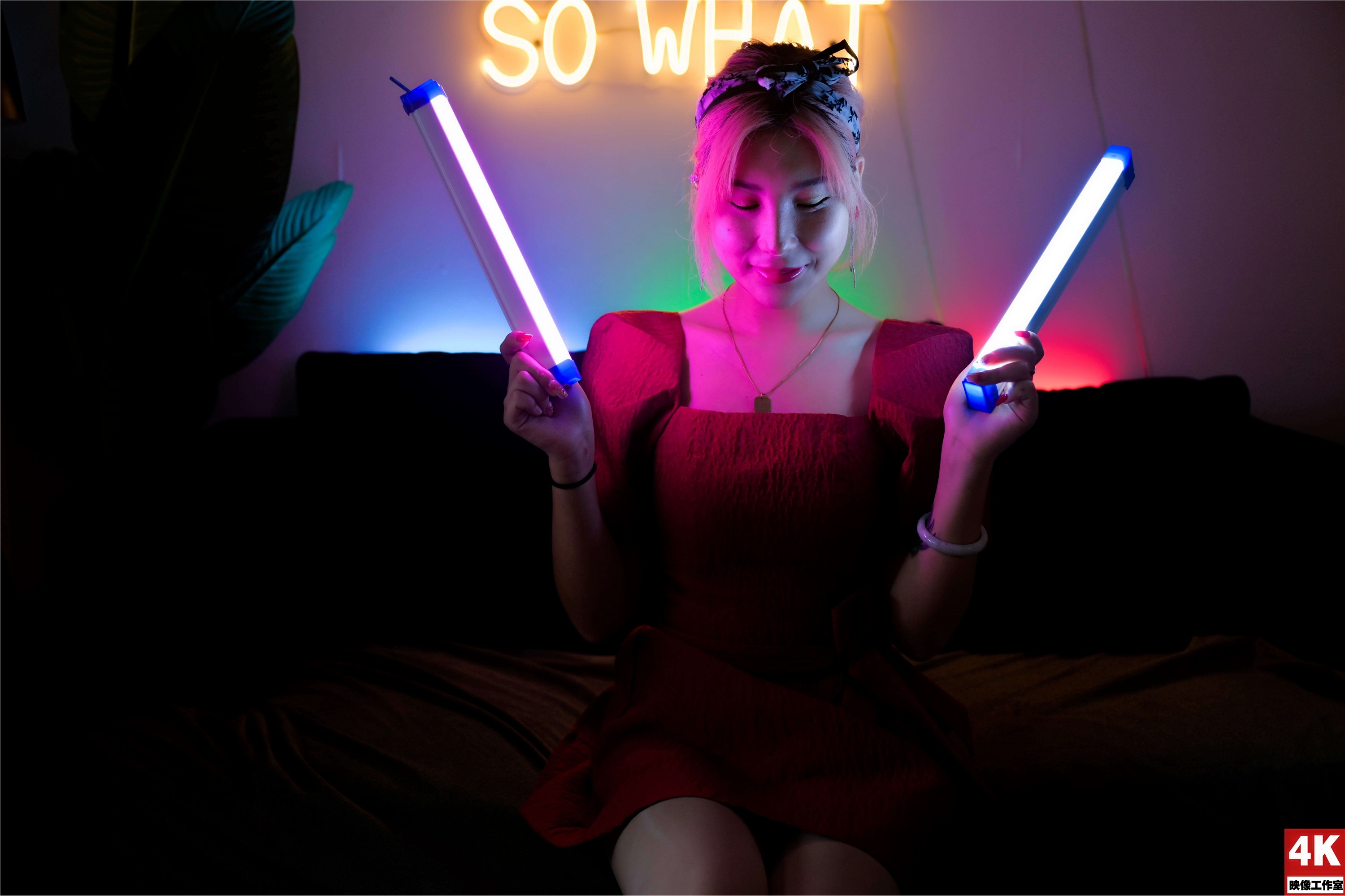 Ligui丽柜 2022.08.17 氛围灯下的肉丝 小發